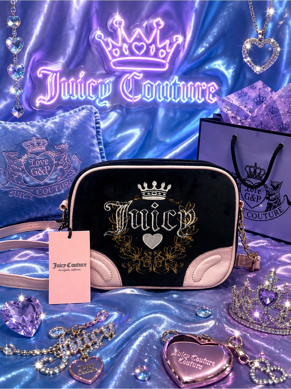 Juicy couture heritage crossbody purse